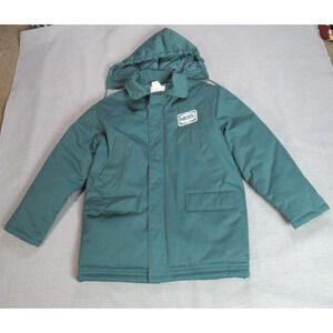 Hess Jacket Mens Size Medium Green Gas Station Heavy Duty Winter Coat Streetwear